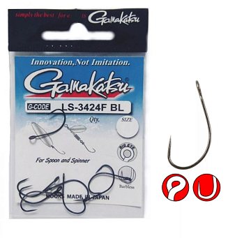Крючки Gamakatsu LS-3424F-BL